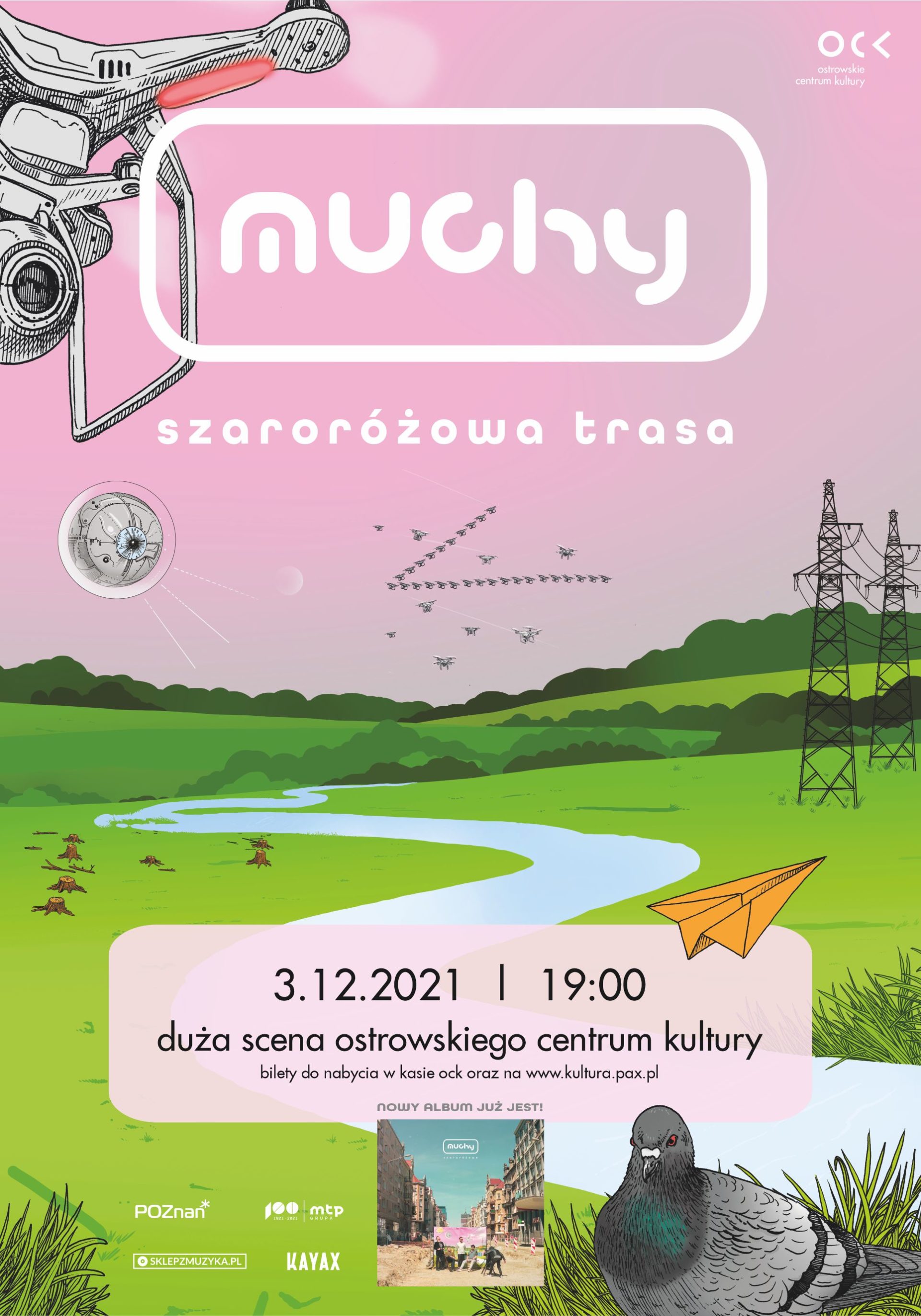 MUCHY | szaroróżowa trasa
