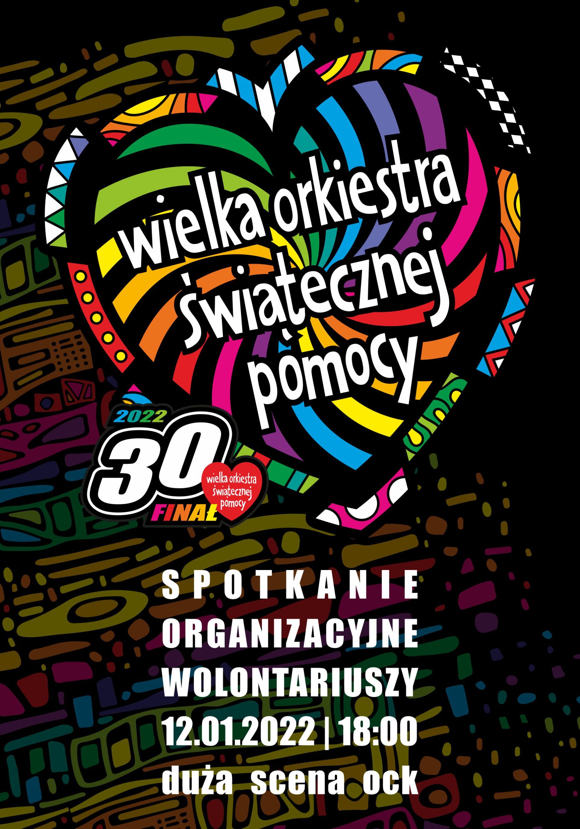 30. WOŚP | Spotkanie organizacyjne Wolontariuszy