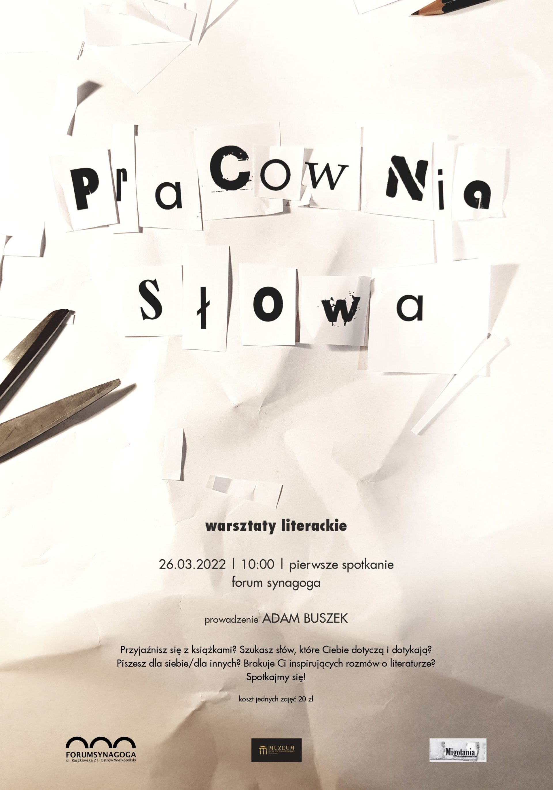 PRACOWNIA SŁOWA | warsztaty literackie