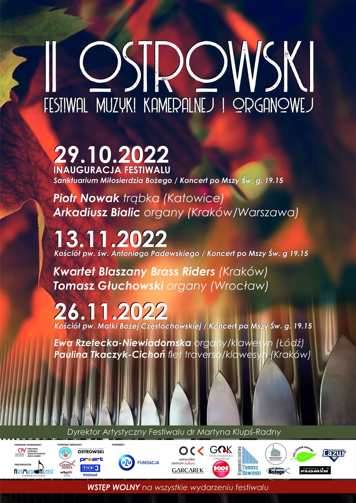 II Ostrowski Festiwal Muzyki Kameralnej i Organowej
