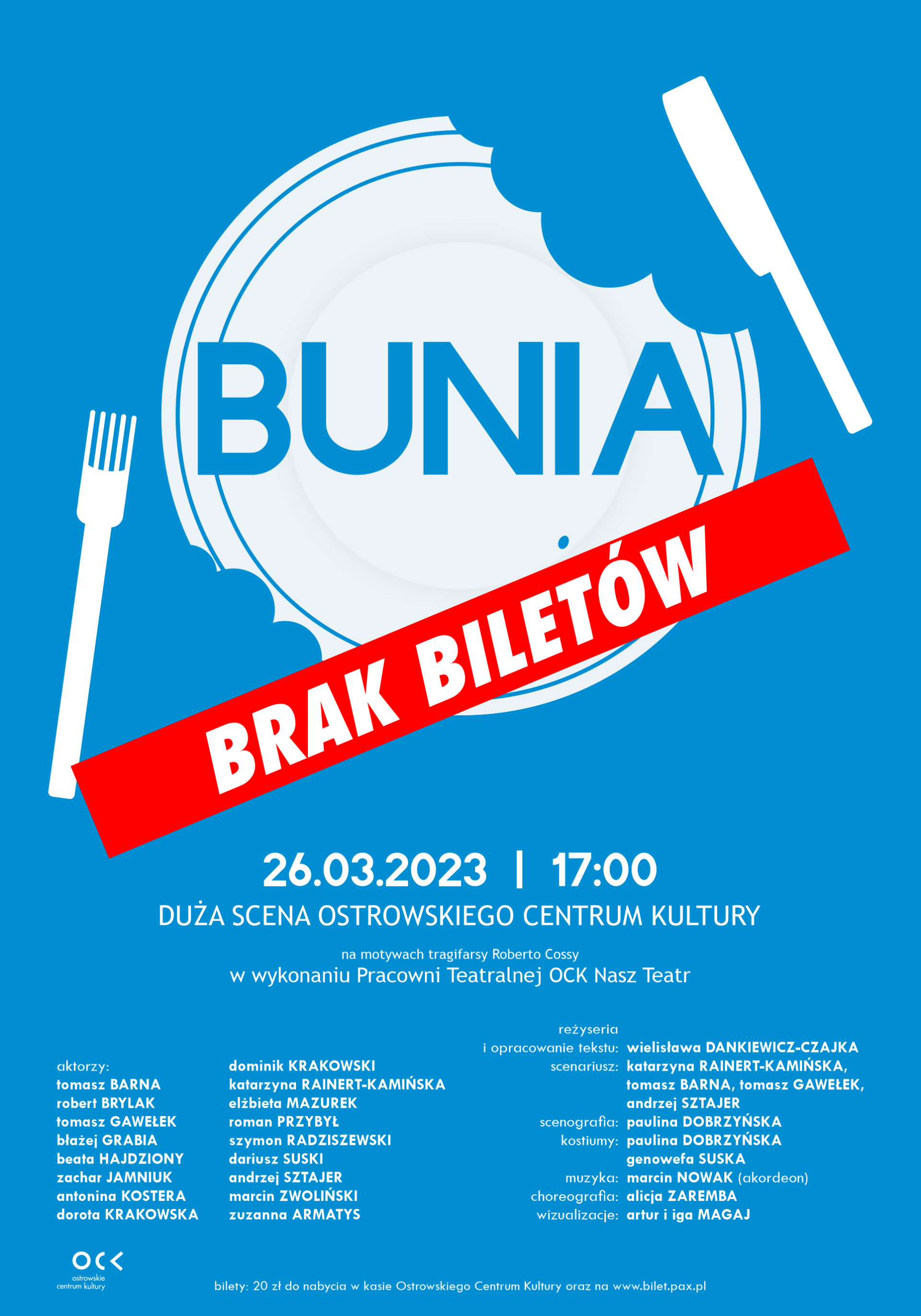 Pracownia teatralna OCK NASZ TEATR | BUNIA