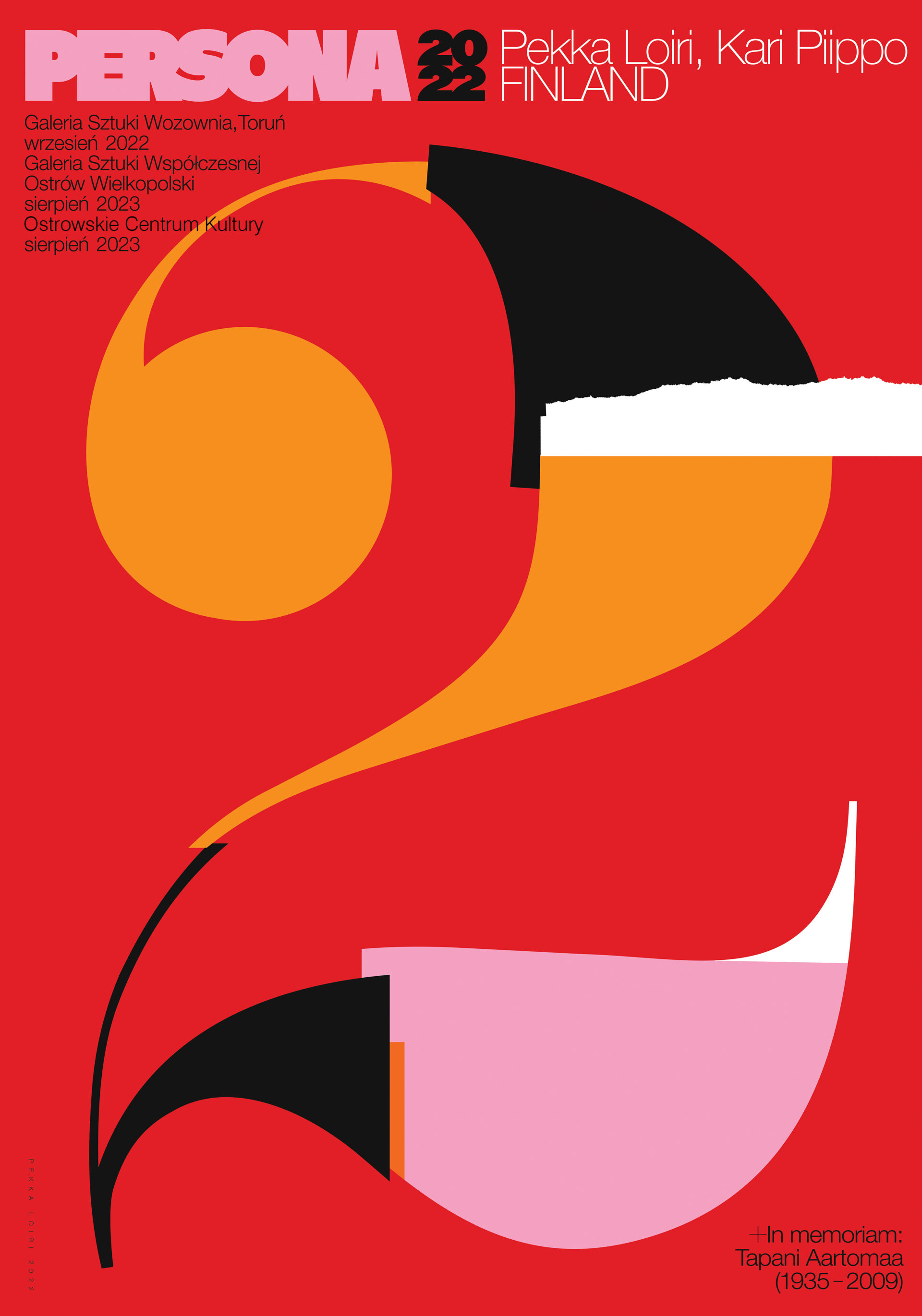 Plakat fiński | PERSONA’ 2022: Pekka Loiri, Kari Piippo