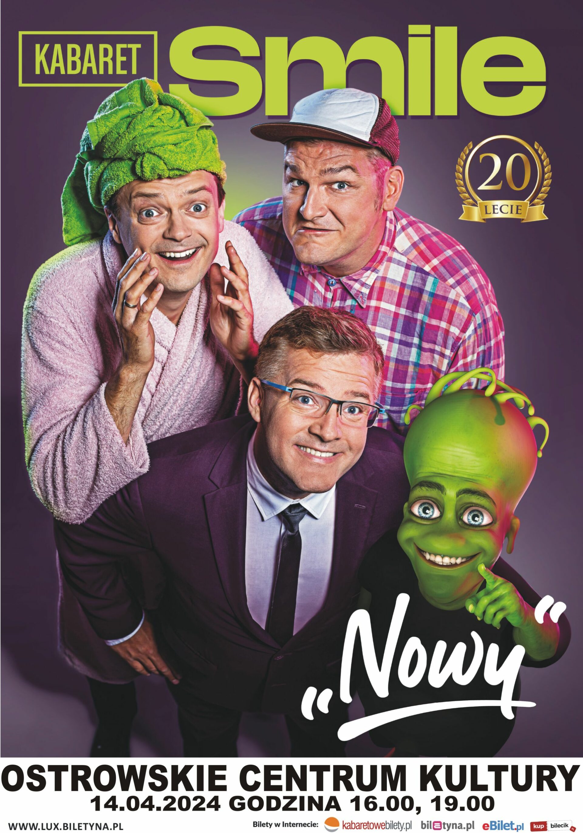 Kabaret Smile ”NOWY” premierowy spektakl na 20-lecie.