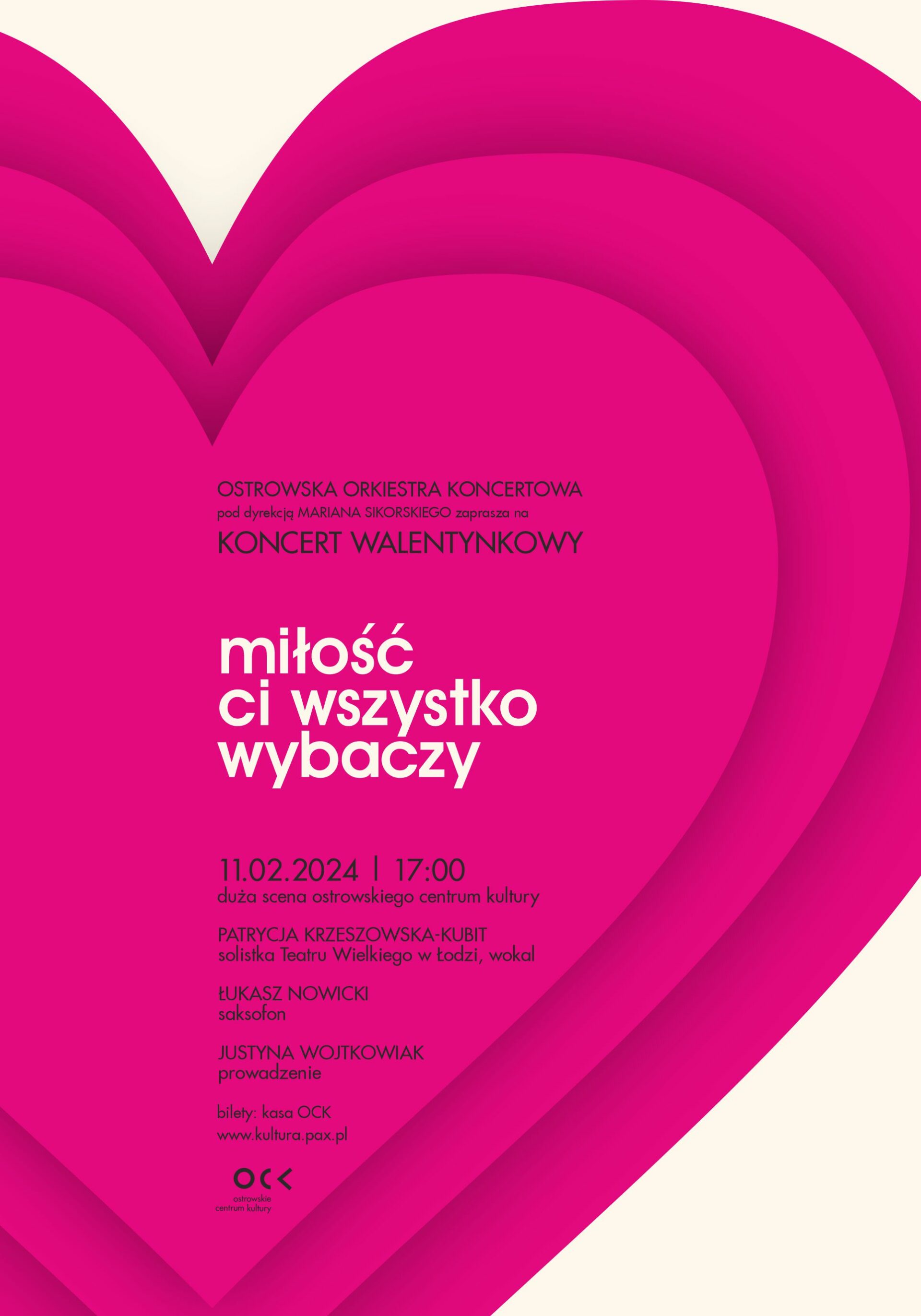 Ostrowska Orkiestra Koncertowa | Miłość Ci wszystko wybaczy | koncert walentynkowy