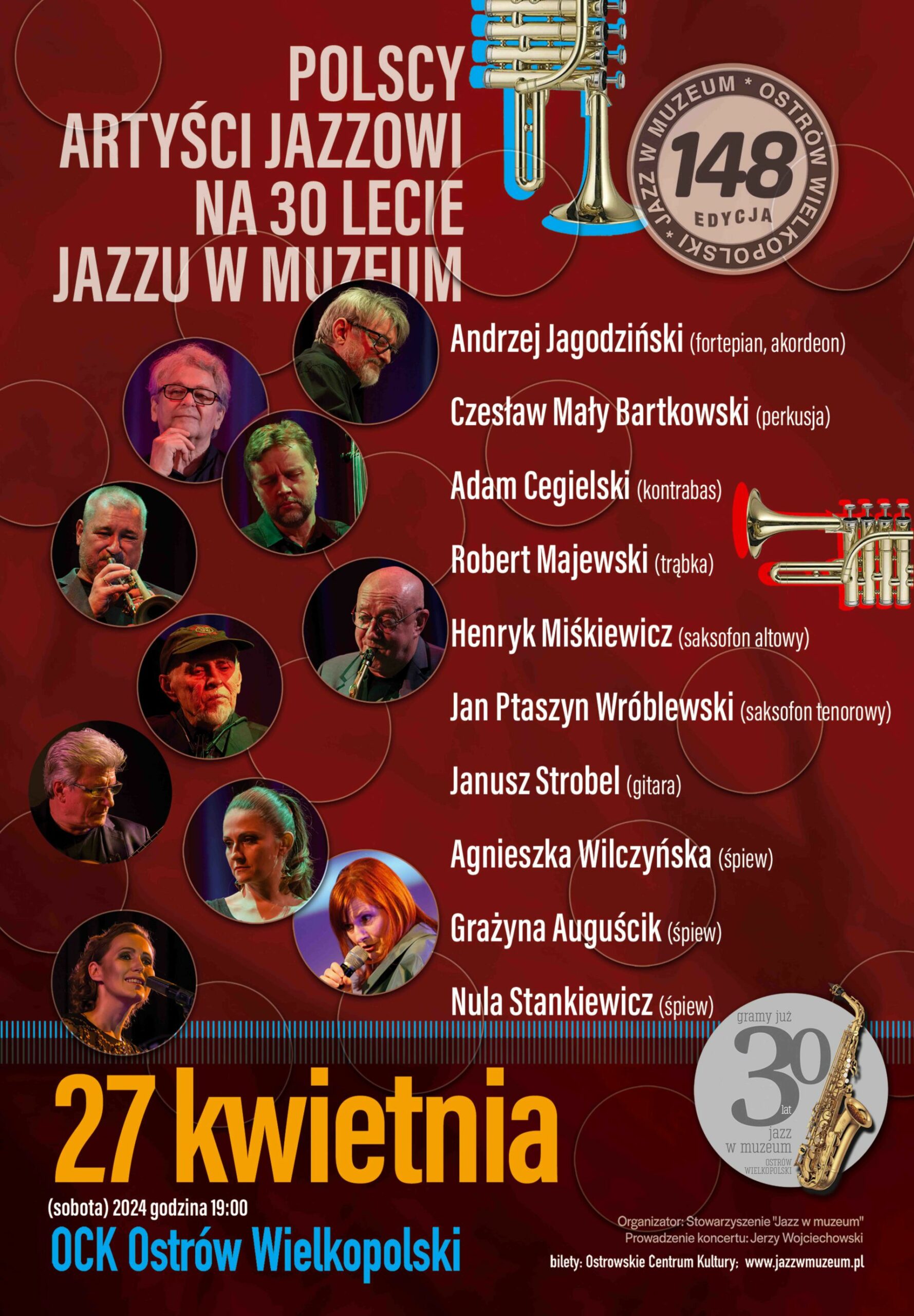 148. Jazz w Muzeum | Polscy artyści jazzowi na 30-lecie Jazz w muzeum