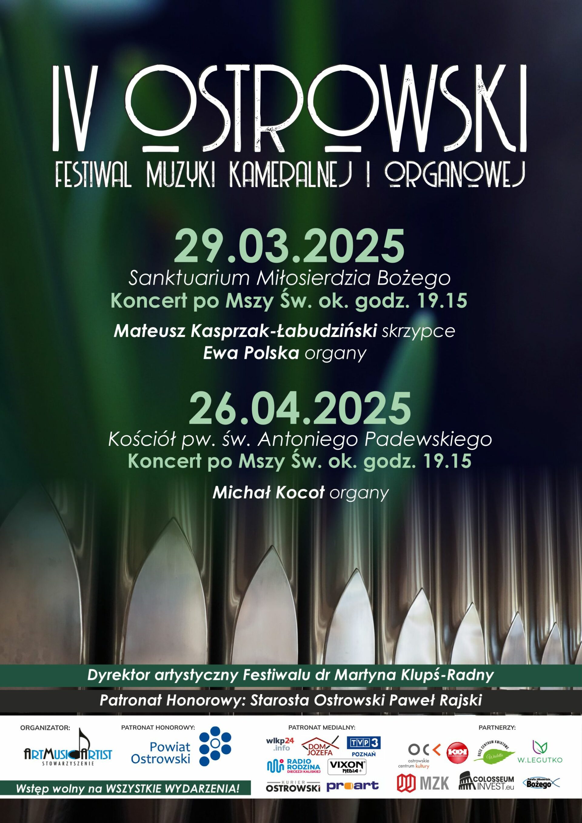 IV Ostrowski Festiwal Muzyki Kameralnej i Organowej